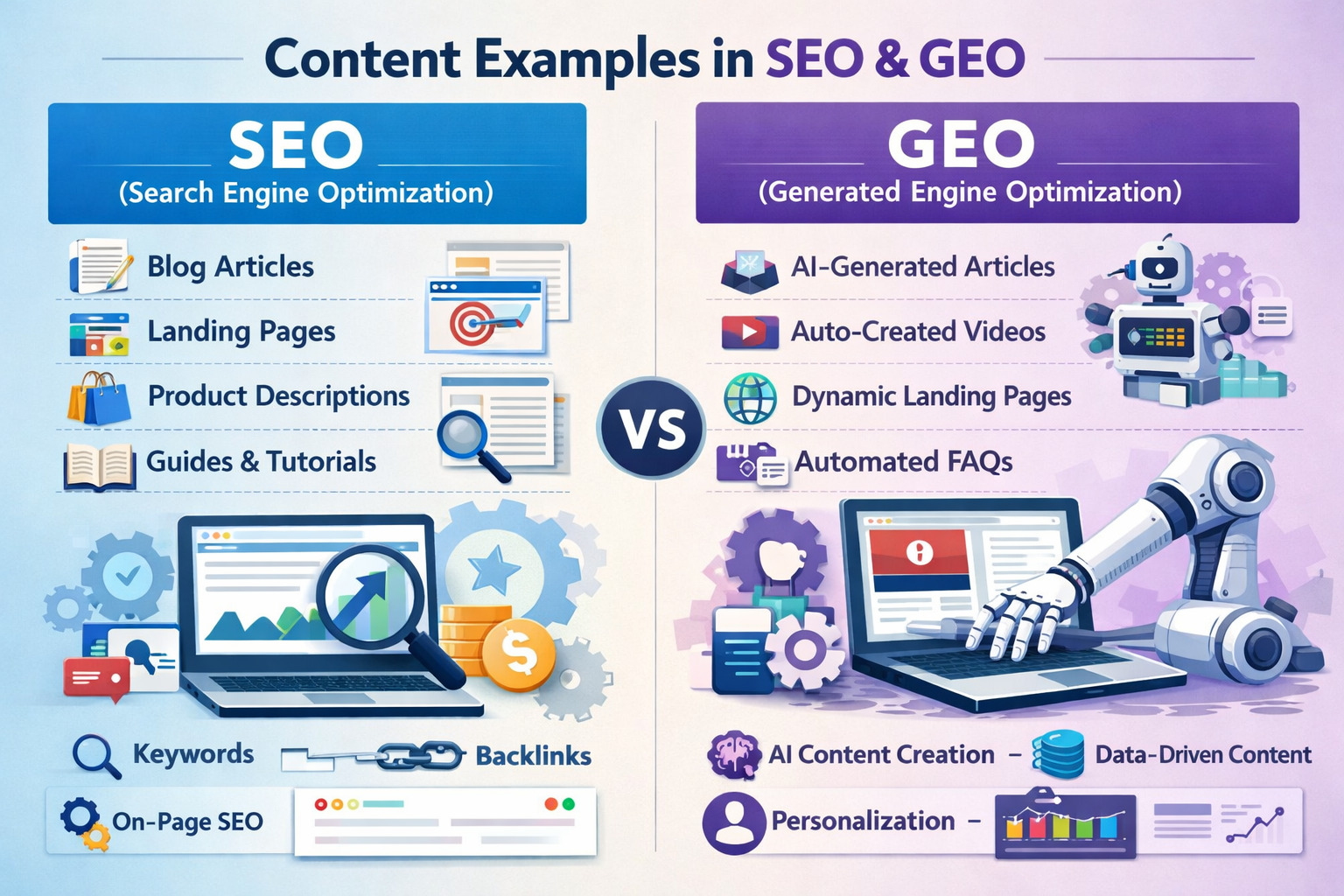 Difference Between SEO (Search Engine Optimization) and GEO (Generative Engine Optimization)