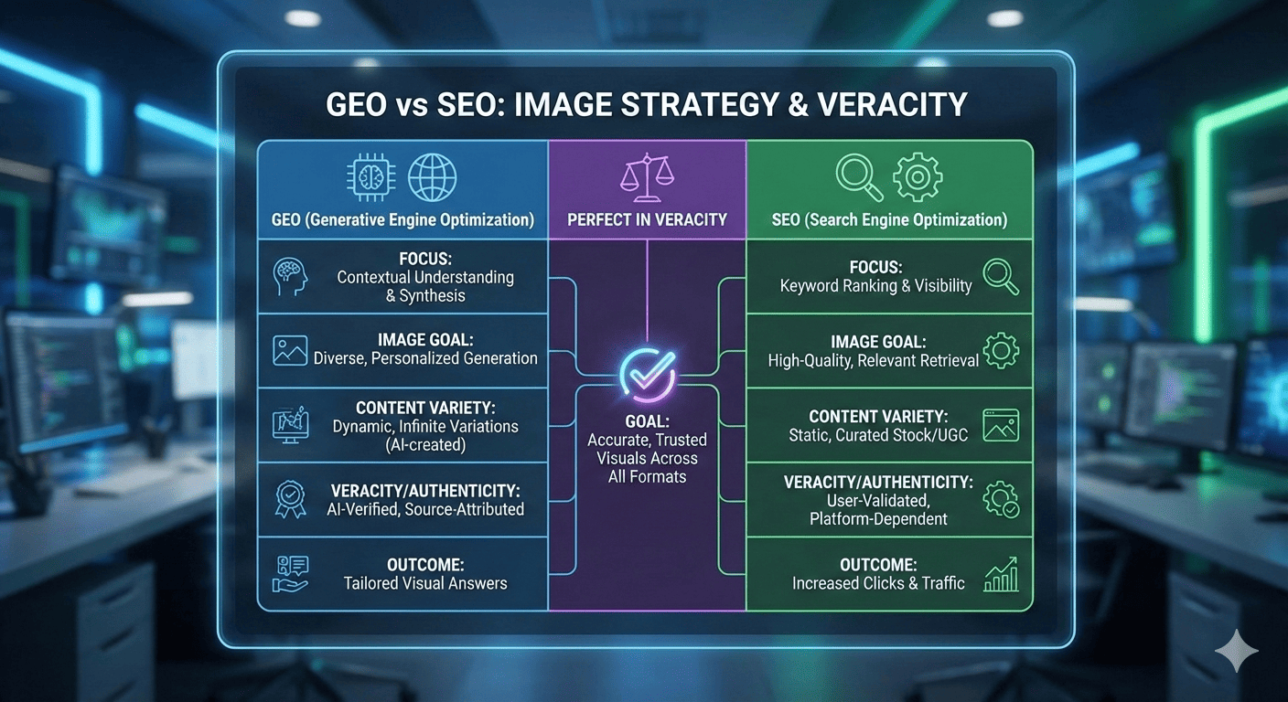 Difference Between SEO (Search Engine Optimization) and GEO (Generative Engine Optimization)